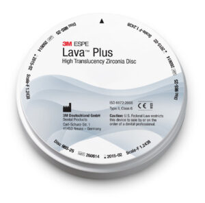 3M™ Lava™ Plus High Translucency Zirconia Disc, 69271, 98S x 14 mm