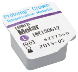 3M™ Protemp™ Crown Temporization Material, 50616, Bicuspid Lower, 5Crowns